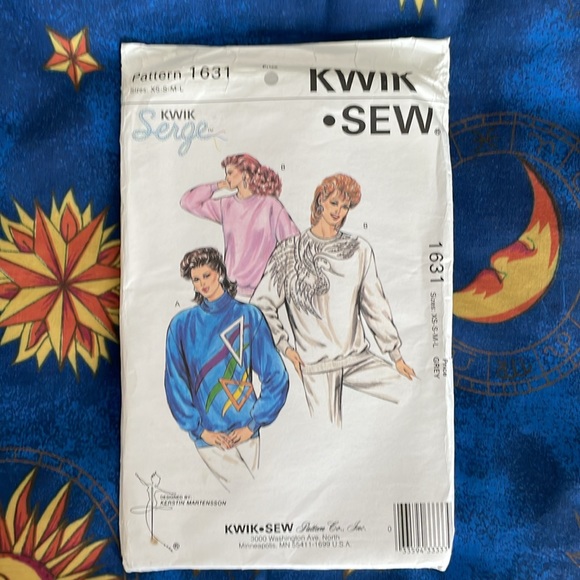 Vintage 1987 Kwik Sew pattern - Picture 7 of 7